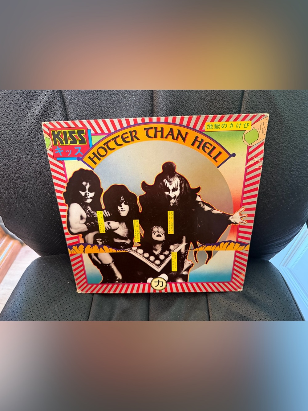 KISS Hotter Than Hell LP Casablanca 12" Vinyl Record Album Japanese [RARE]